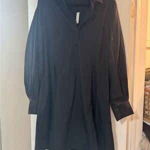 Madewell Women's Black Dress Shirt